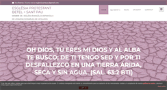 Desktop Screenshot of esglesiasantpau.org